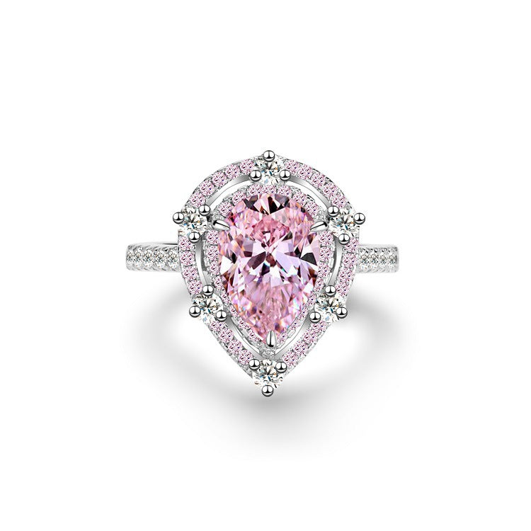 4-carat Blushing Bride Lab-Created Pink Dimond Ring