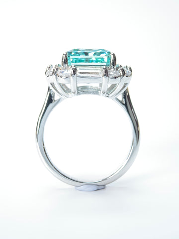 7-carat Radiant Sparkle Lab-Created Diamond Ring