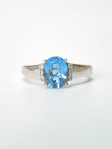 Starry Sea Topaz Ring