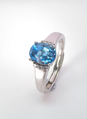 Starry Sea Topaz Ring