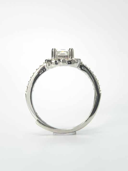1 Carat Dreamland 925 Silver Moissanite Stone Ring