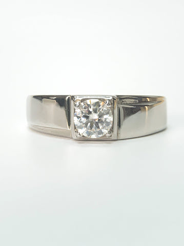 1 Carat You Are My Life Men's Ring Lab Diamond & 925 Silver