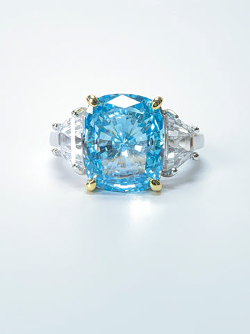 5ct Midnight Dreams Lab-Created Blue Diamond Ring