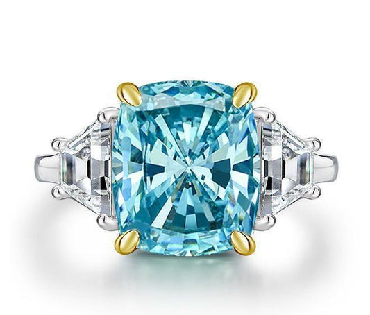 5ct Midnight Dreams Lab-Created Blue Diamond Ring