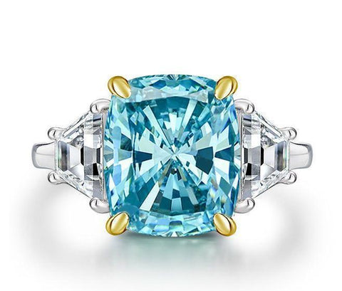 5ct Midnight Dreams Lab-Created Blue Diamond Ring
