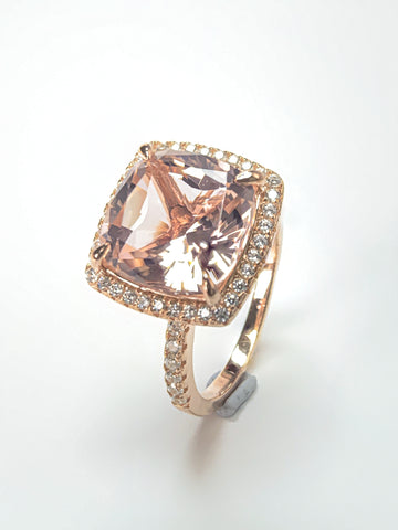 Blush Crush Lab-Created Dimond Ring