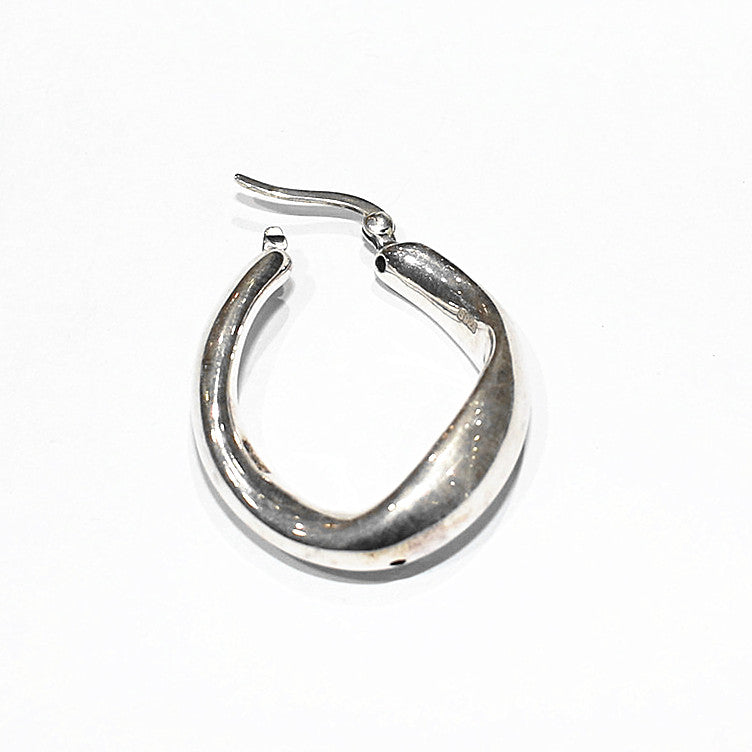 Dazzling Moon 925 Silver Earrings